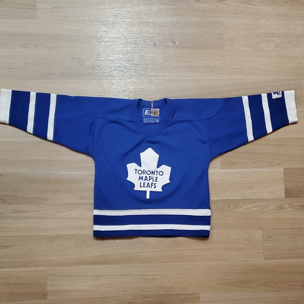 Vintage Starter Royal Blue NHL Toronto Maple Leafs Jersey